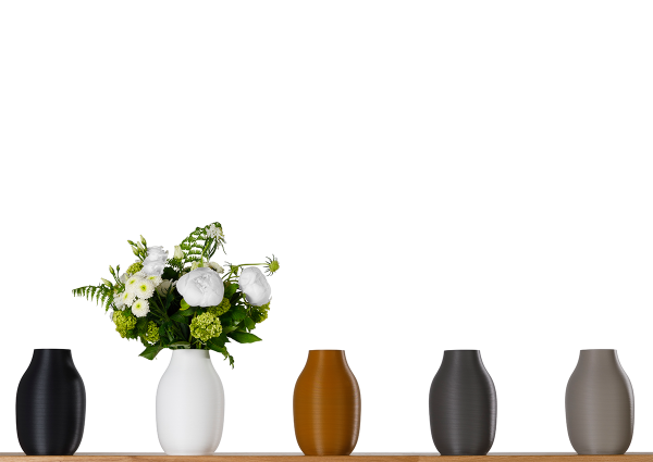 Blumenvase / Dekovase Sara (20cm) für Schnitt-/ Trockenblumen
