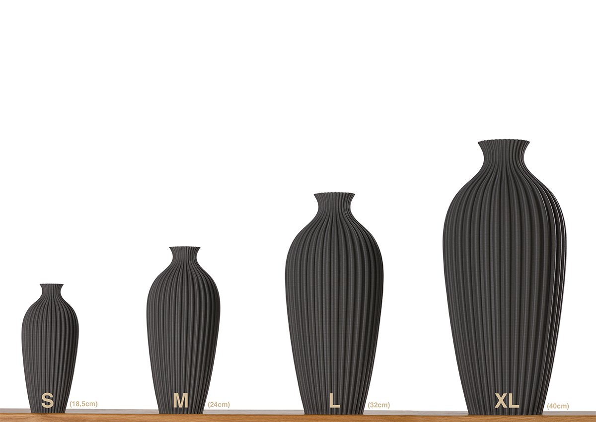 Benice 22cm Blumenvase Aus Bio-Kunststoff – Nachhaltig, Bruchsicher & Wasserdicht Für Trockenblumen