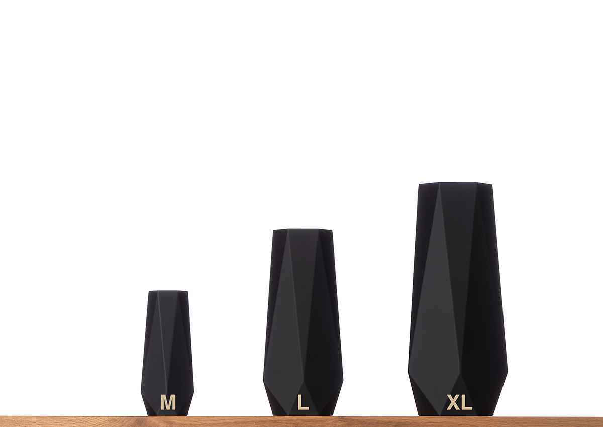 Blumenvase / Dekovase Bao M (20cm) für Schnitt-/ Trockenblumen