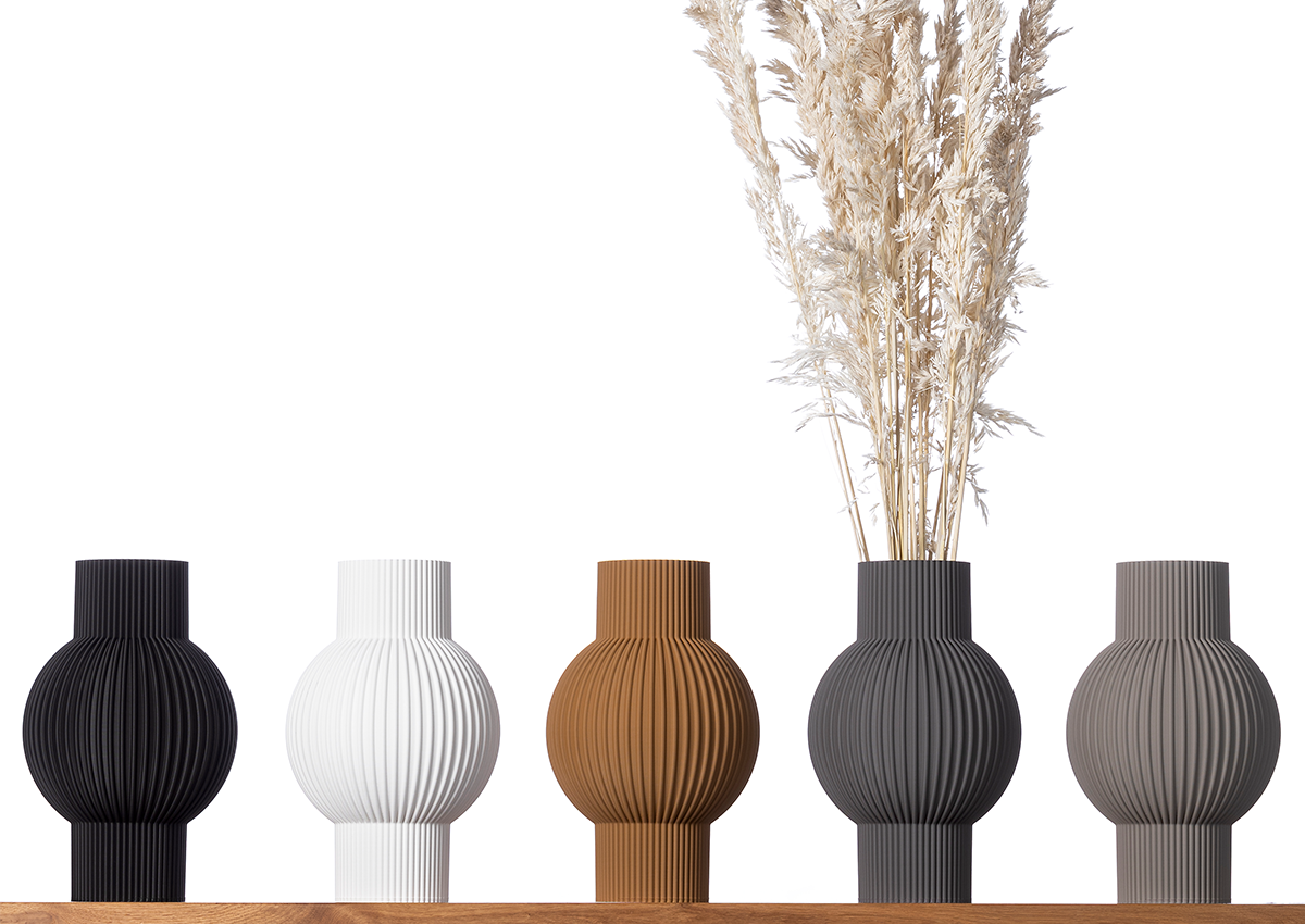 Benice 22cm Blumenvase Aus Bio-Kunststoff – Nachhaltig, Bruchsicher & Wasserdicht Für Trockenblumen