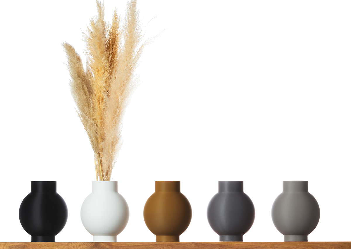 Blumenvase / Dekovase Almina (20cm) für Schnitt-/ Trockenblumen