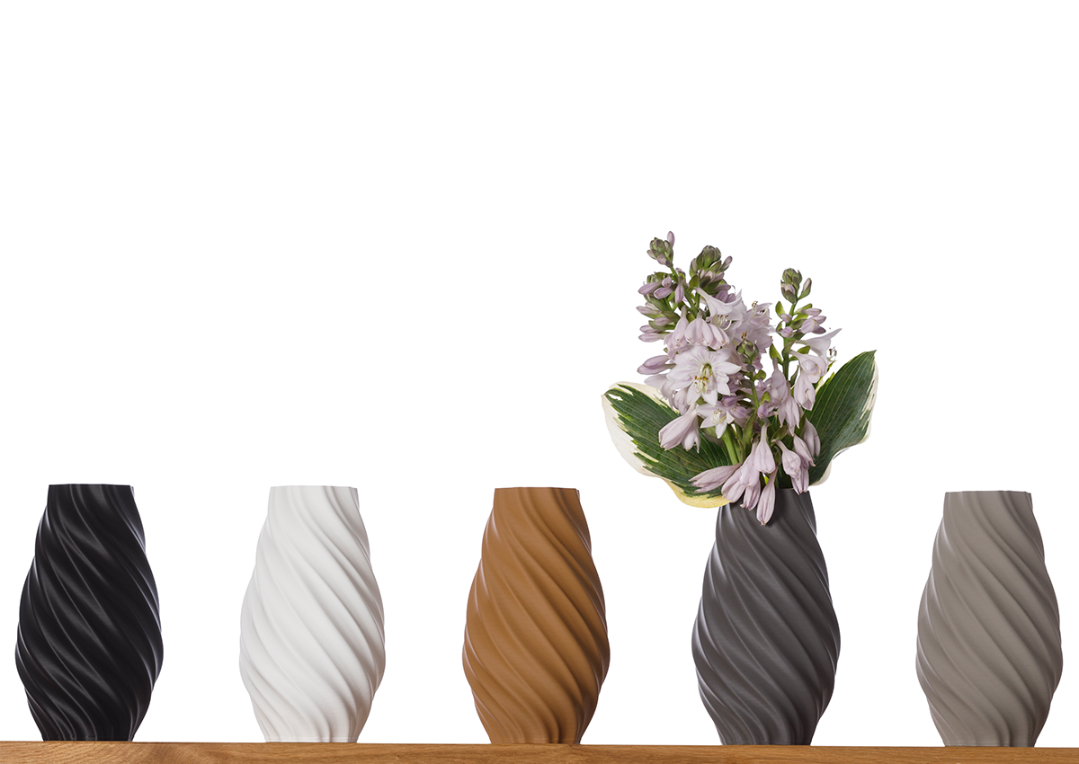 Blumenvase / Dekovase Edina M (20cm) für Schnitt-/ Trockenblumen
